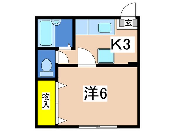 足立ハイツの物件間取画像